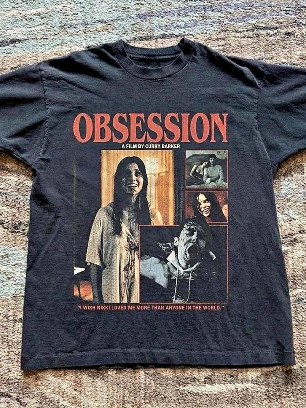 Obsession A Film by Curry Barker T-Shirt Graphic Tee Black